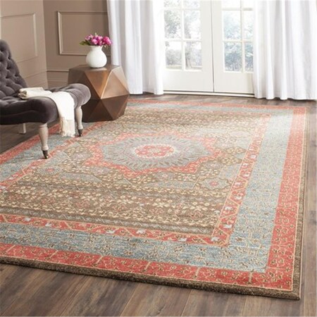 Safavieh Mahal Power Loomed Rectangle Rug- Navy - Red- 5 ft. 1 in. x 7 ft. 7 in. MAH620C-5